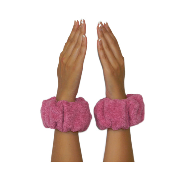 no drip cleansing cuffs, face wash cuffs, face washing cuffs, water absorbent cuffs, wristbrella, skincare wristbands, cotton washbands, best spa headbands, washbands, USA designed wristbands, face washband, wrist towel, cotton skincare wristbands, no drip cuffs, beauty secrets, skincare routine, towel wristbands, face wash cuffs. wrist scrunchies for washing face
